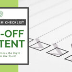 kick-off content checklist article
