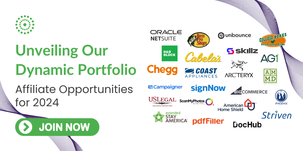 Explore our diverse affiliate programs spanning B2B SaaS and various verticals. Meet esteemed clients and seize exciting opportunities for 2024!
